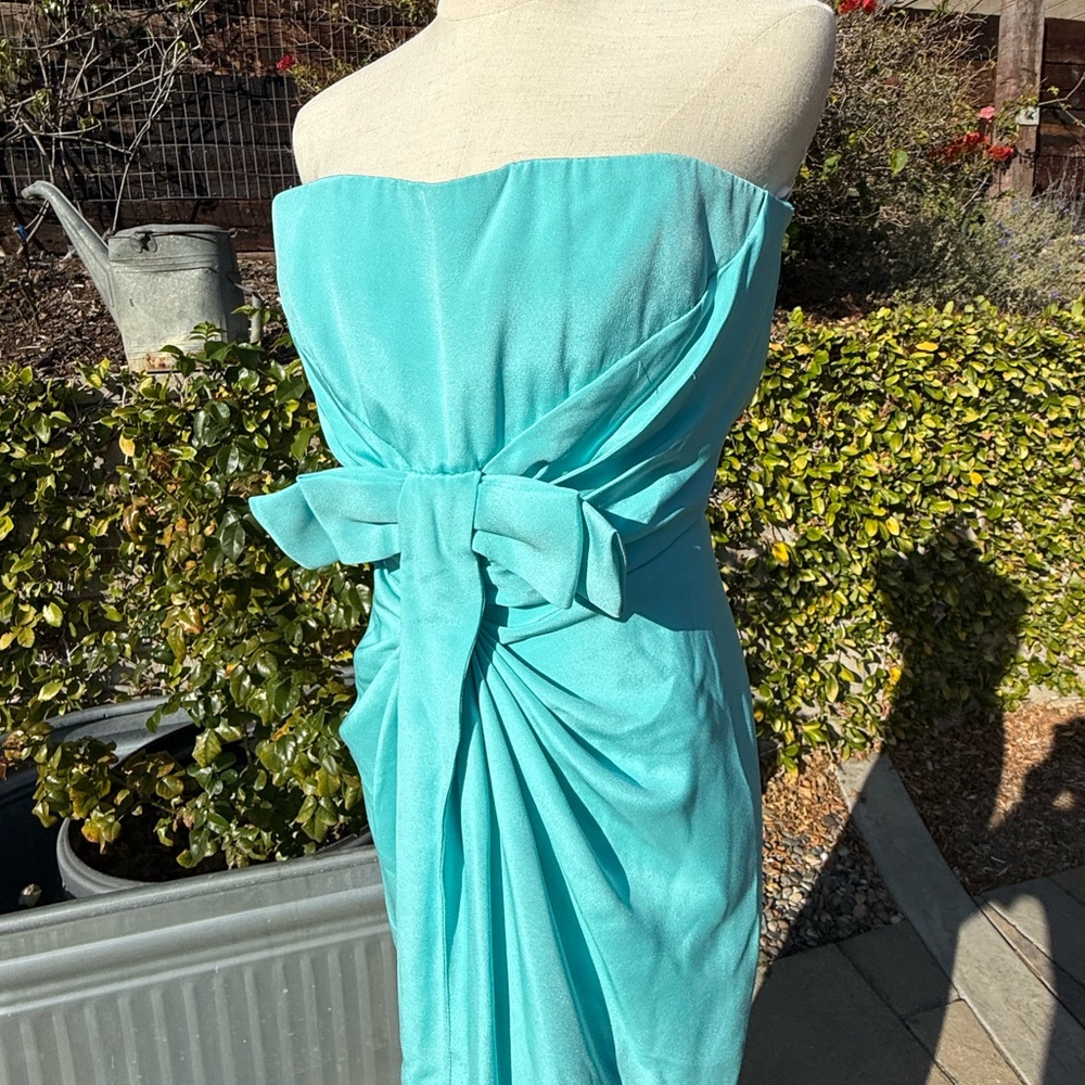 Arnold Scaasi 1990 Resort silk gown - Picture 7 of 8